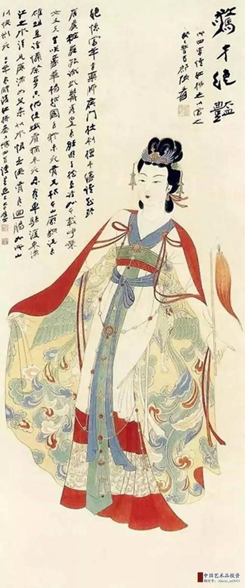 张大千笔下的倾城美女图