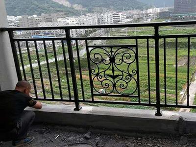 永济室内铁艺护栏安装工程案例