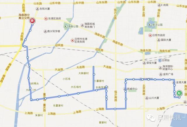 日照最全公交车路线图!有了它,想去哪都行!(3)