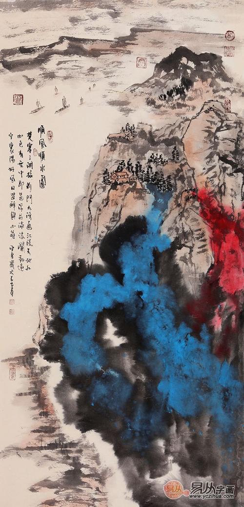 从各大品拍卖记录解读书画家张若古字画潜力