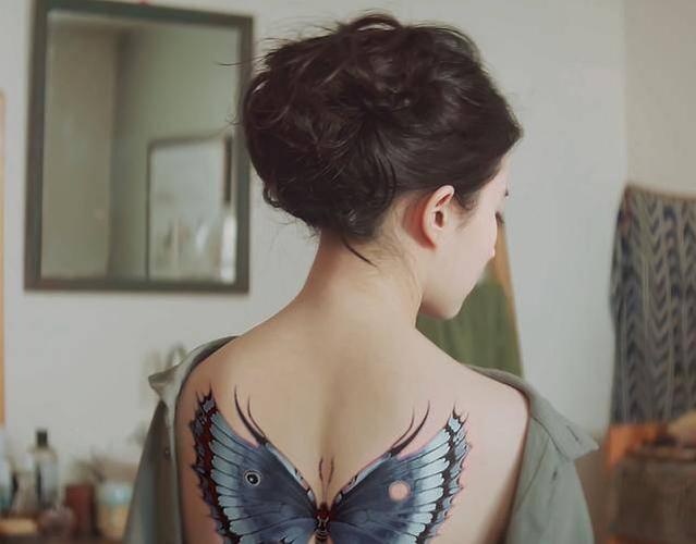 原创有种"整容"叫刘亦菲转身,背后"纹身"一出,粉丝都笑不出来了