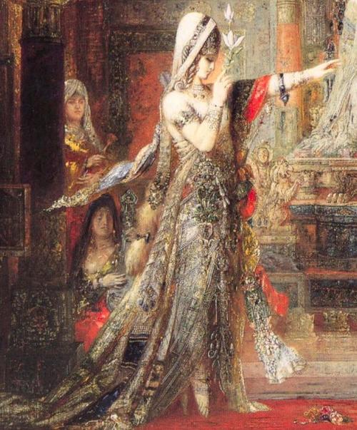 图为《莎乐美在希律王面前舞蹈》(局部). douban.com