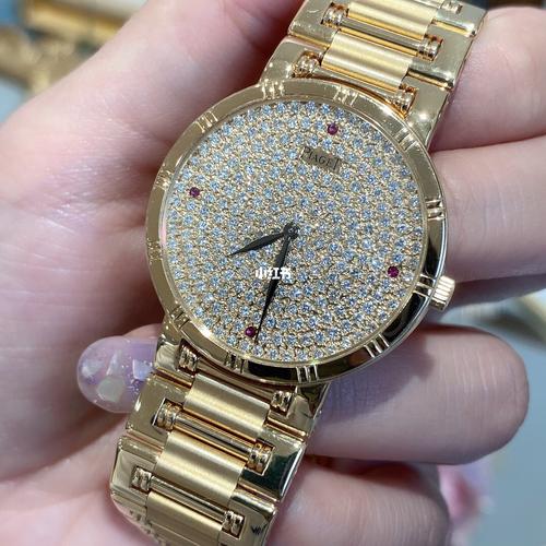 piaget伯爵 珠宝腕表系列 750黄金原镶钻满天星女士手动机械腕表_手表