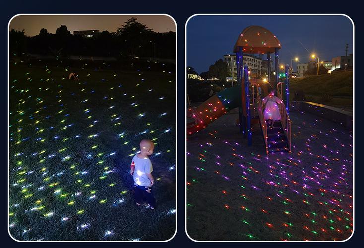 户外亮化投影灯萤火虫激光dmx512全彩星空防水草坪景观工程装饰灯