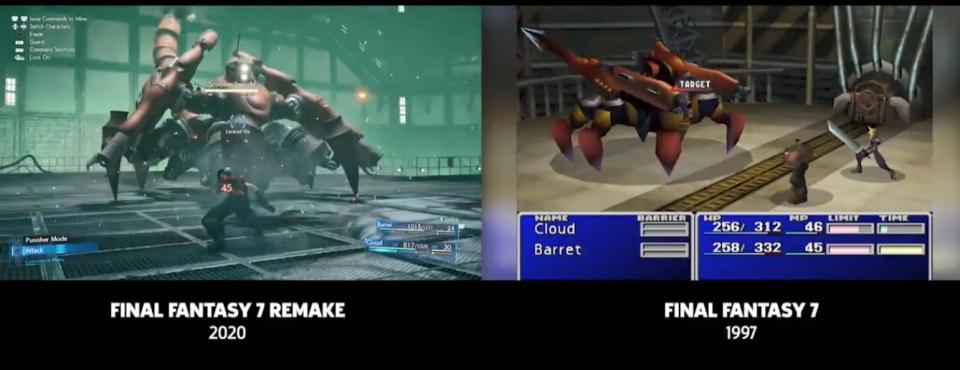 最终幻想7壹号魔晄炉引爆作战新老对比