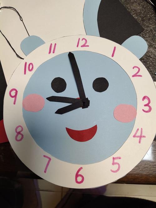 【自制钟表】做一个时间管理小达人 ━━一年级3班