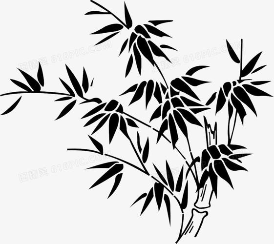 手绘竹子素材竹子图案