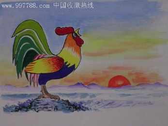 大公鸡的图片手抄报 手抄报模板大全