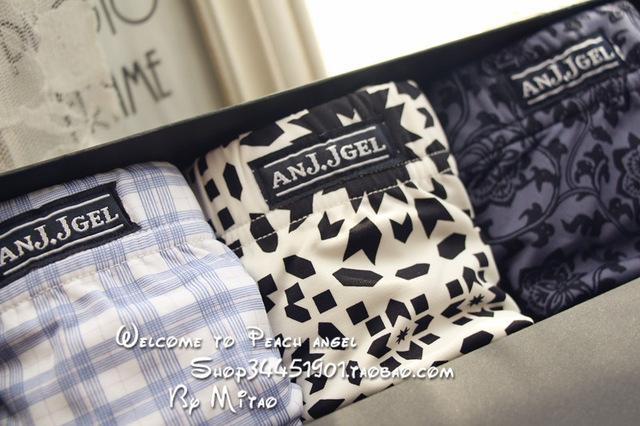 viscose 3 male trunk men"s panties 3 gift box
