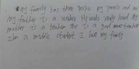 求关于介绍全家福的英语句子! 一定重赏啊!