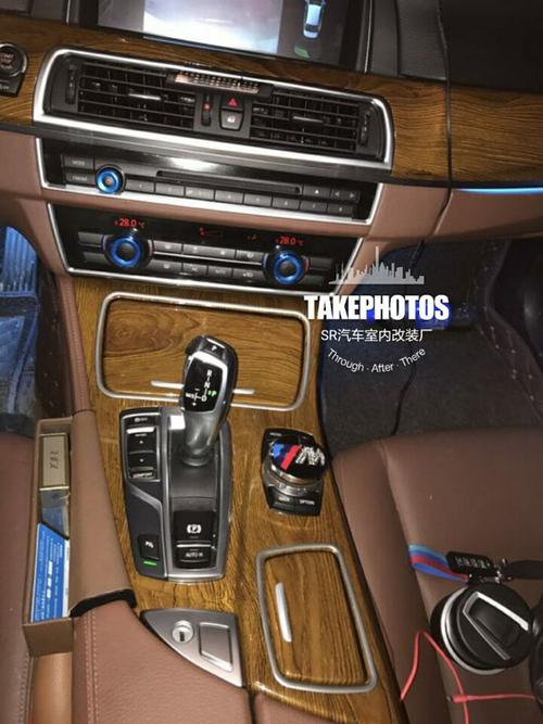 宝马5系木纹内饰改装 原厂配件内饰木纹升级 3d木纹加工定制颜色