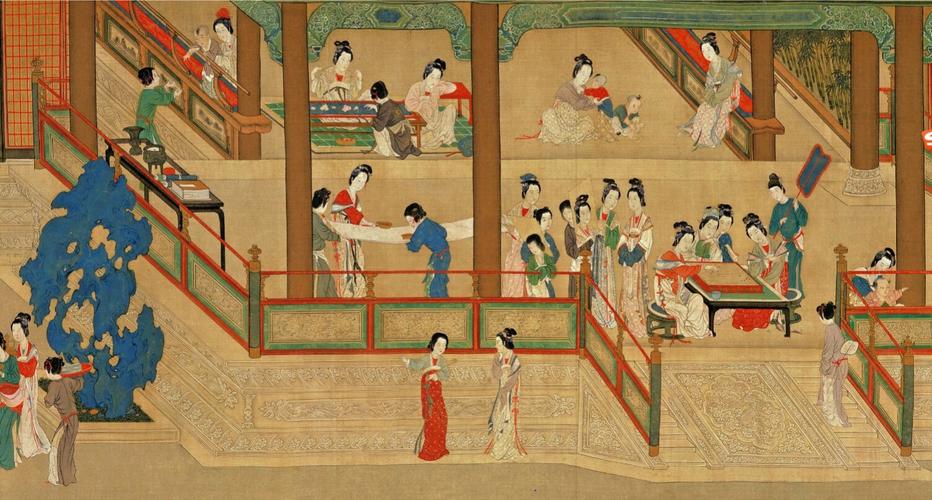 鉴画题:汉宫春晓图