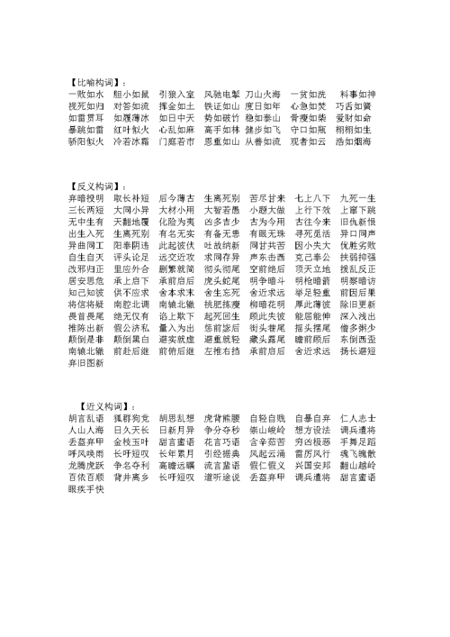 成语二比喻构词.doc