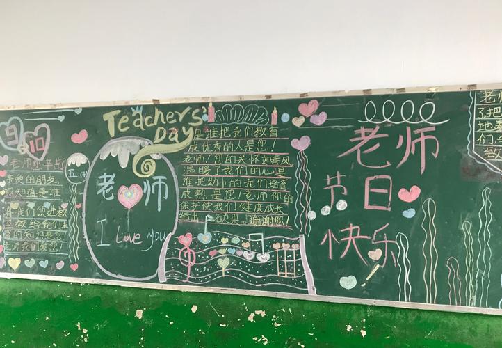 三明学校教师节主题板报