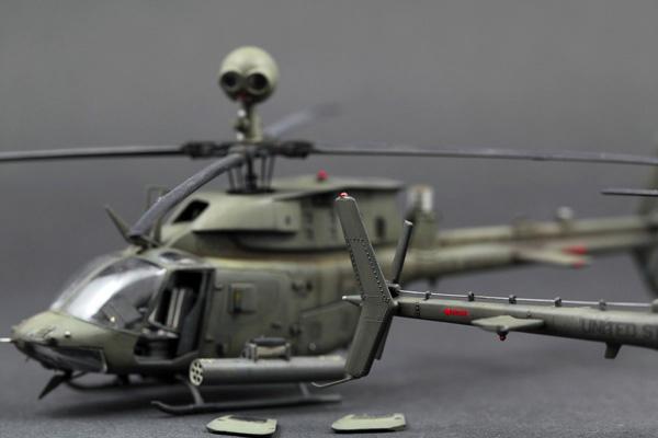oh-58d"基奥瓦战士"后期型改造, 1:72意大利, 还有oh