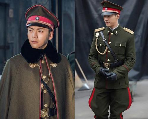 墨绿色的斗篷以及军绿色套装,看得迷妹也是想"犯罪"!