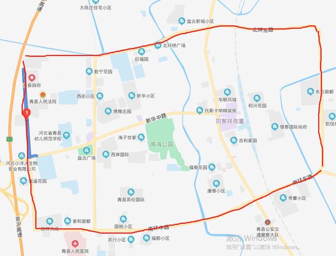 沧州限号区域地图