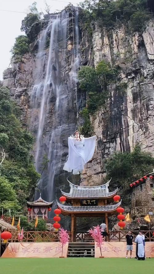 三明旅游|侠天下景区0269♀15汉服吊威亚_汉服