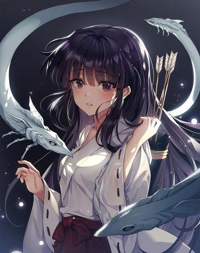 如果提到"巫女"你会想到哪个动漫人物?我是《犬夜叉》的桔梗