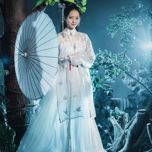 明制改良汉服女玄姬古装菩提雪九夜超仙夜芙蕖仙气飘逸古风北极星