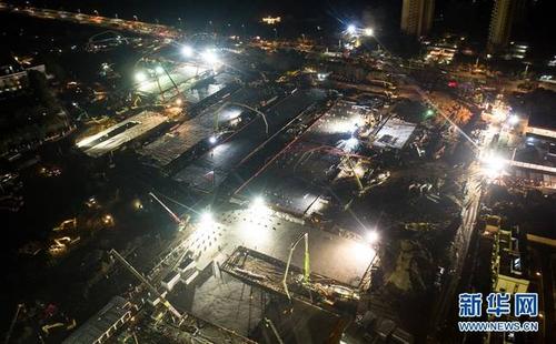 武汉火神山加紧施工_医院|加紧|建设_看看头条