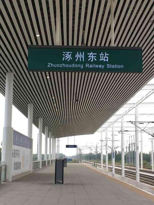 去趟北京时间短又方便!涿州东站建设的也比较不错