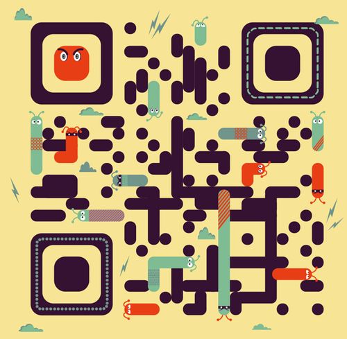 手绘创意二维码