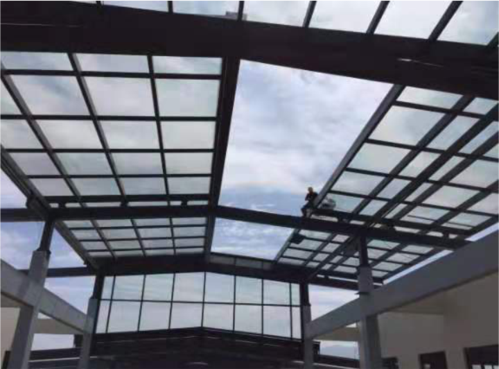 维思科商场开合屋顶(人字形)