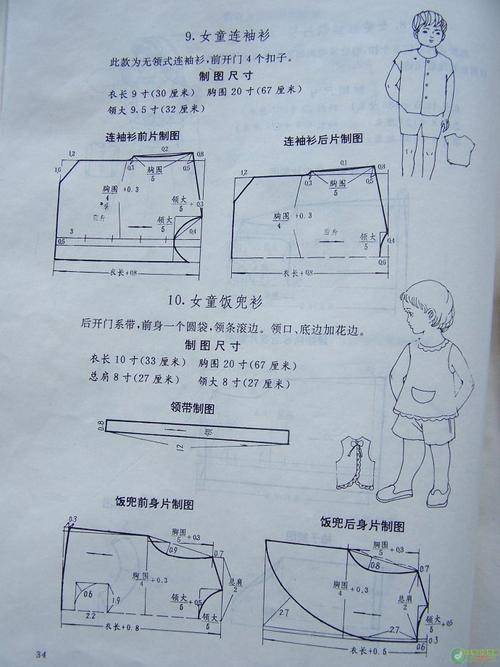 [转载]【裁剪书籍】青岛童装裁剪图