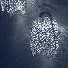 hyphae lamp - pendant version by nervous system