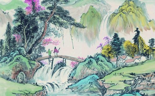 求一个水墨画的好看的壁纸