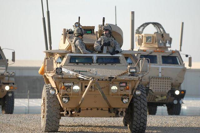 美国m-1117安全装甲车,比悍马更靠谱的装甲车