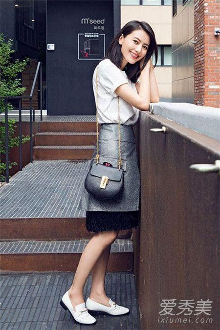 高圆圆早春街拍曝光 高圆圆最新街拍2017