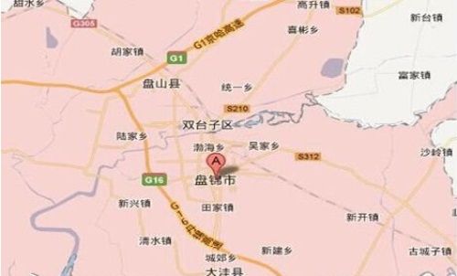 2008最新盘锦市地区地图高清版大地图
