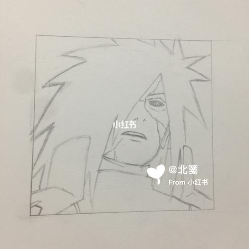 火影忍者手绘 斑_火影_手绘_文化_绘画