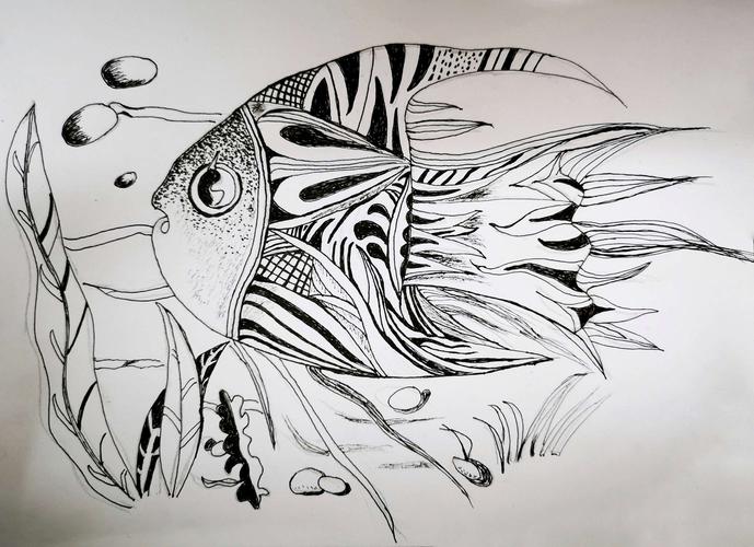 余生又添小乐趣——黑白装饰画