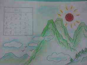 以观沧海为题的手抄报 春天主题的手抄报