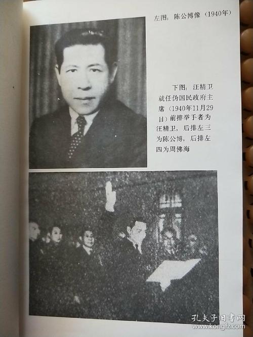 陈公博传 一版一印