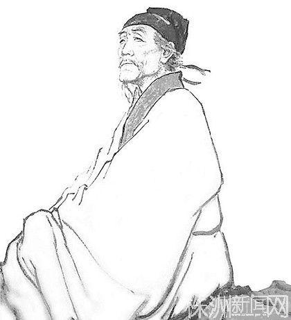 诗人画像简笔画