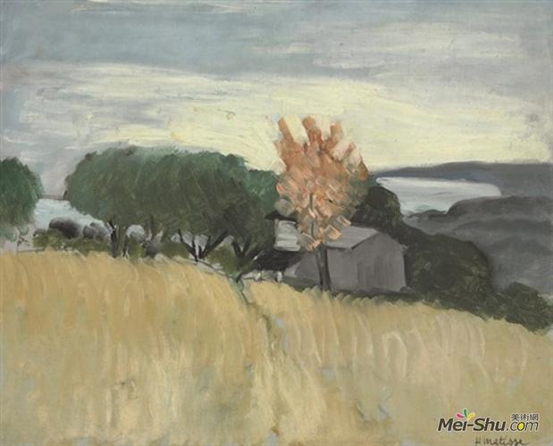 亨利·马蒂斯(henri matisse)高清作品《字段和ampé& amp?