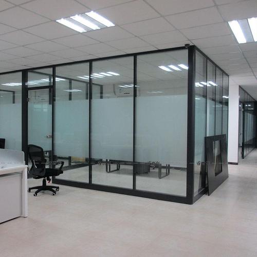 高隔断 玻璃隔断 办公室屏风隔断墙 钢化玻璃带百叶 上海办公家具