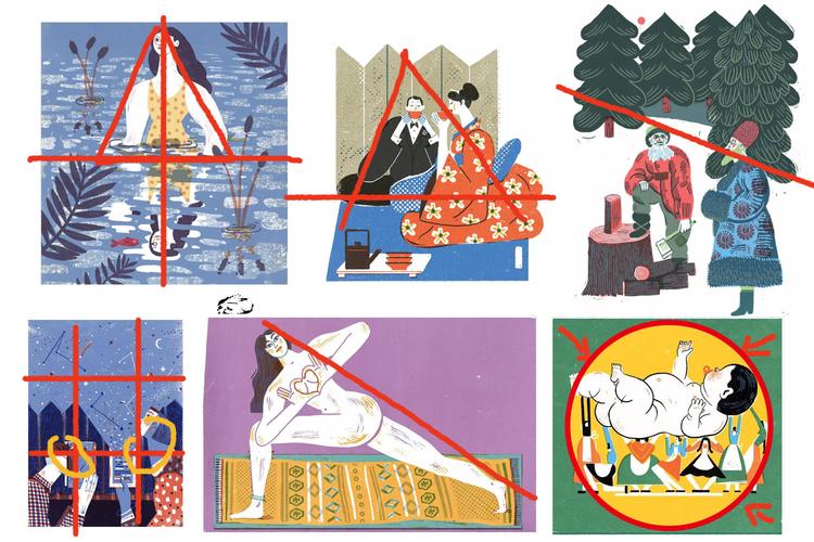 初学者学绘画的6个基本构图这6种构图方式必须要懂