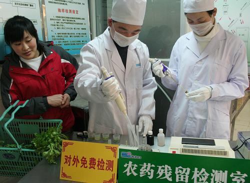 果蔬农药残留物检测进超市
