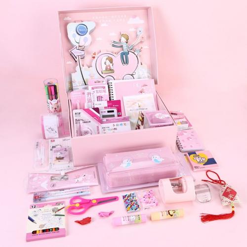 礼物年庆学生学习用品文具套装精美创意伴手礼礼盒儿童节日生日视频