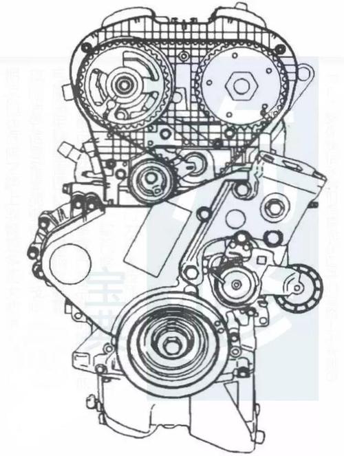 标志正时安装对点示意图!