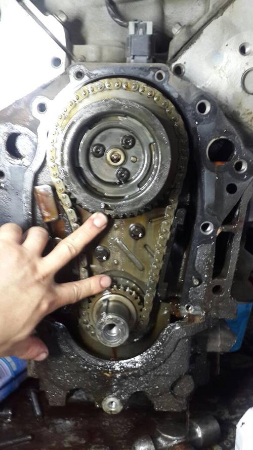 这是陆尊的正时链条,这个凸轮轴上的是什么.帮我分析