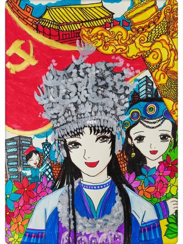 少数民族_文化_绘画