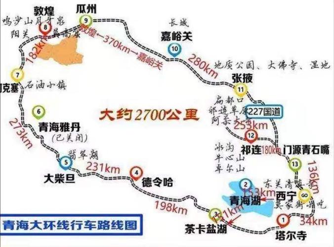 甘肃青海西北大环线自驾