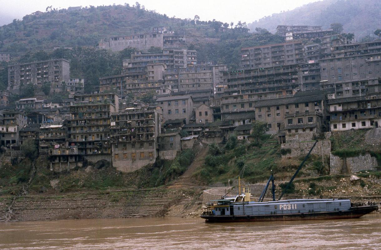老照片:1986年,湖北巴东县
