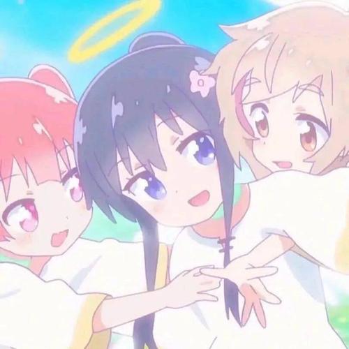 动漫头像丨三人闺蜜头像